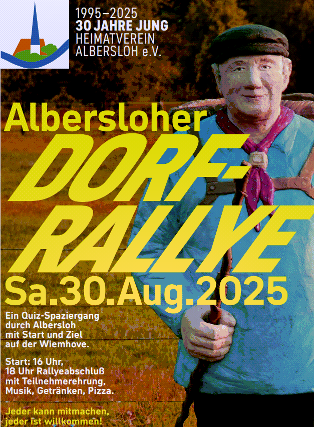 Dorfrallye - 30 Jahre Heimatverein Albersloh